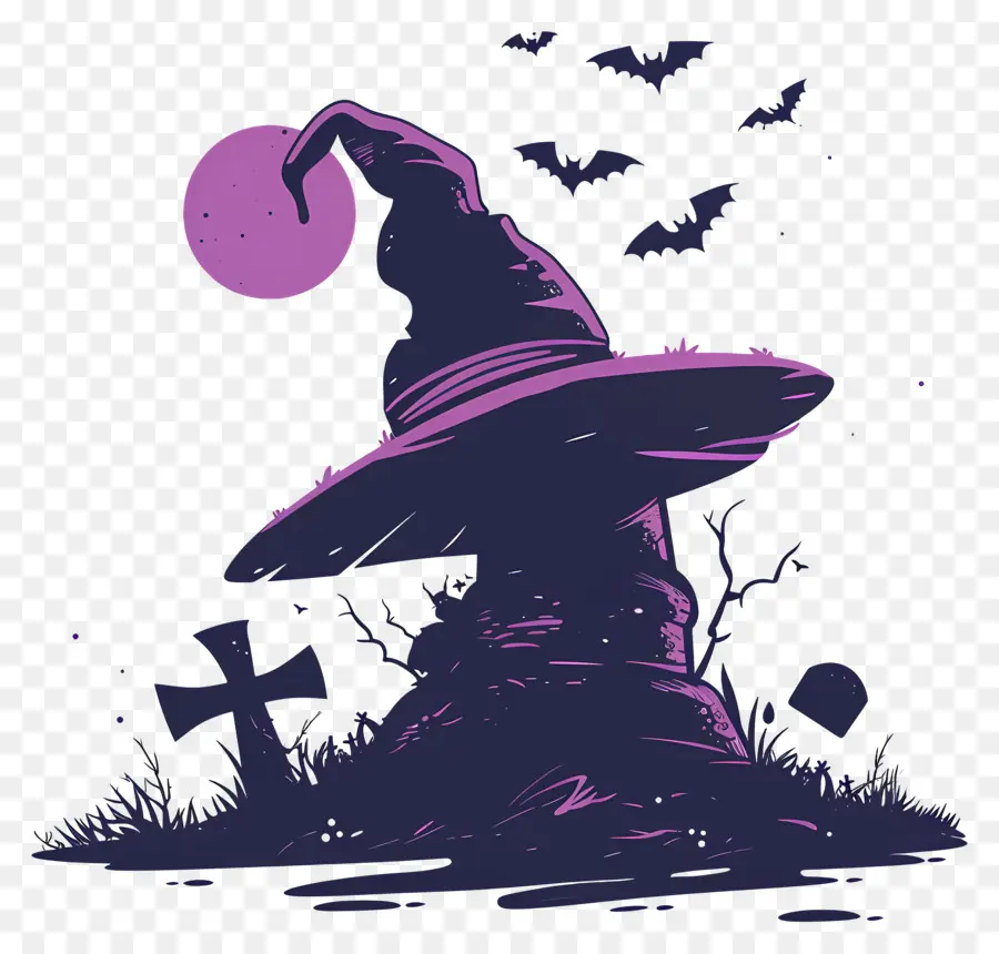 Sombrero De Bruja De Halloween，Sombrero De Bruja PNG