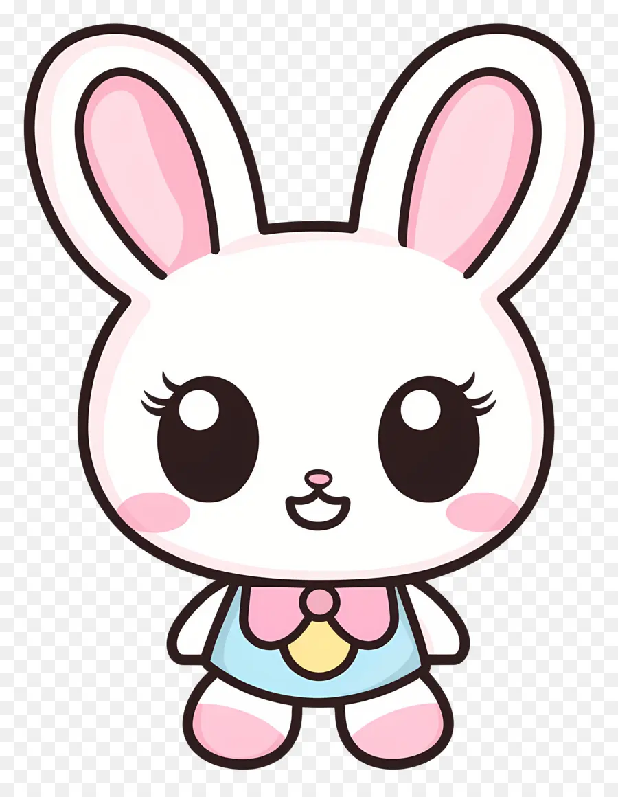 Personaje De Dibujos Animados，Lindo Conejo PNG