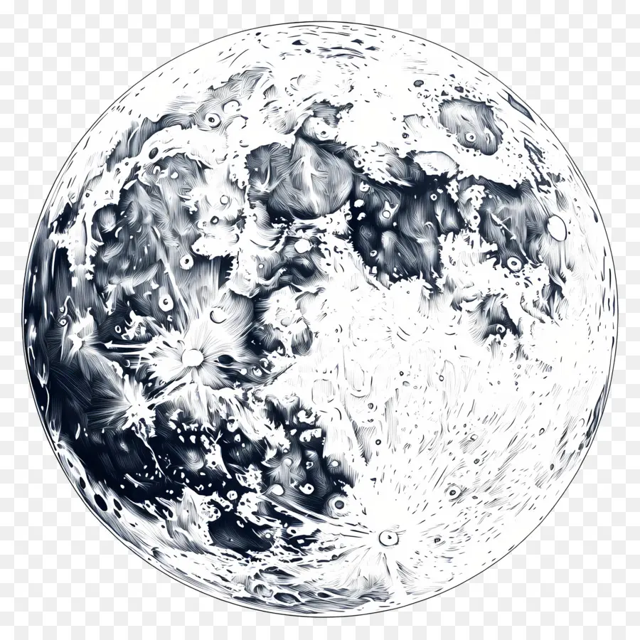 Contorno De La Luna，Luna PNG