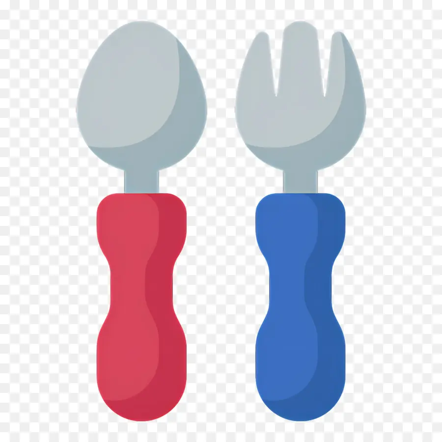 Tenedor Cuchara，Utensilios Para Bebé PNG