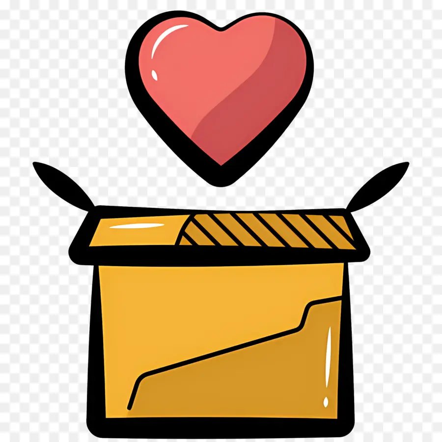 Caja De Donaciones，Corazón PNG