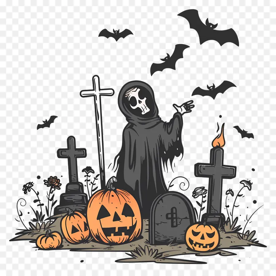 Parca De Halloween，Parca PNG