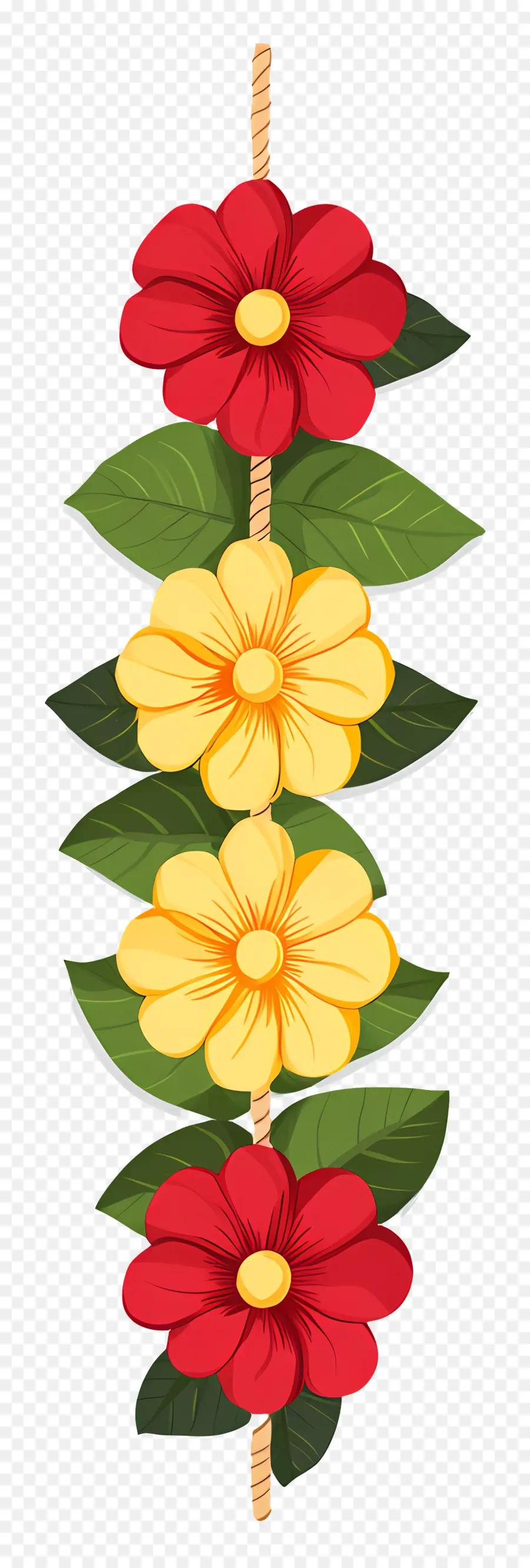 Guirnalda Ugadi，Guirnalda De Flores PNG