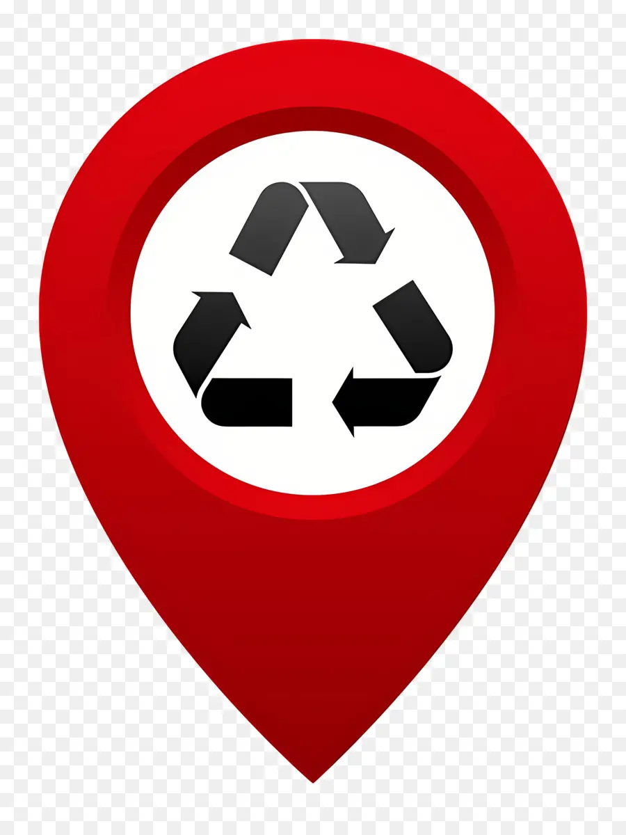 Icono De Ubicación，Símbolo De Reciclaje PNG