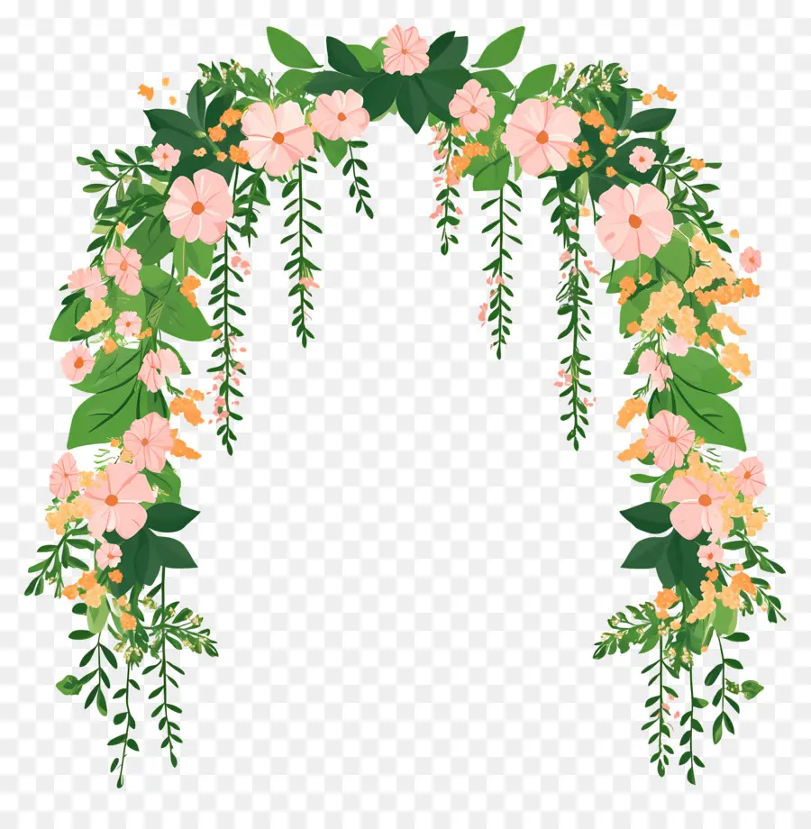 Arco De Flores，Arco Floral PNG