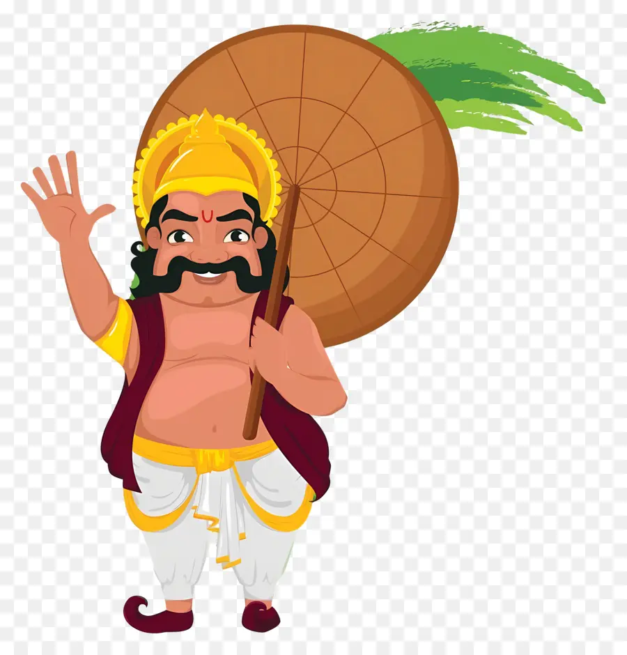 Onam，Hombre Con Paraguas PNG