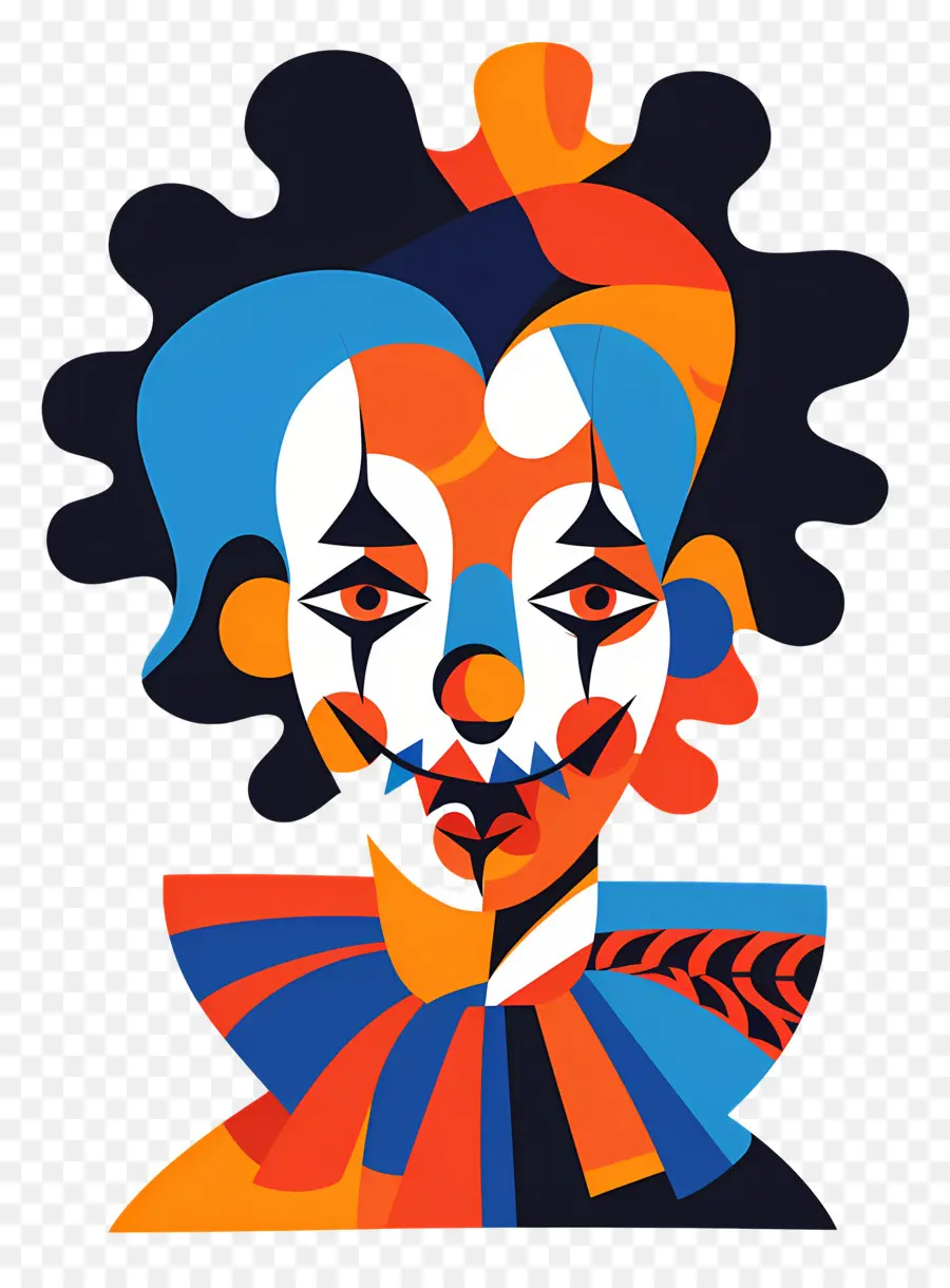 Payaso Aterrador，Payaso Colorido PNG