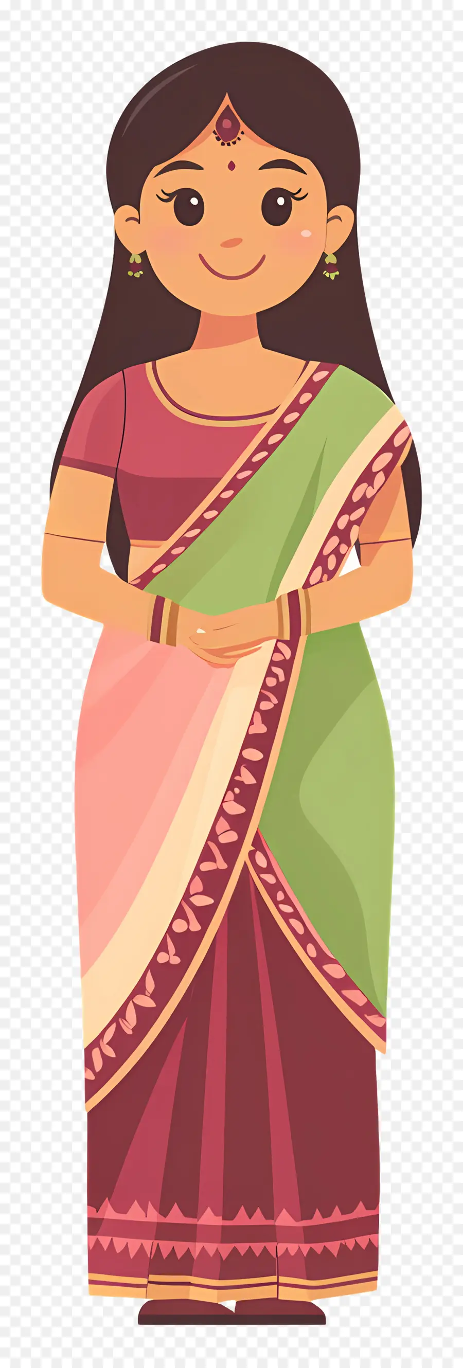 Sari Indio，Vestido Tradicional PNG