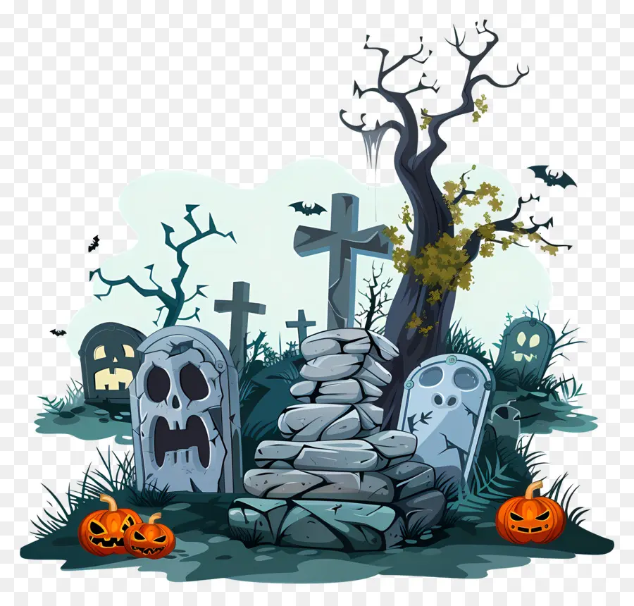 Cementerio De Halloween，Cementerio PNG