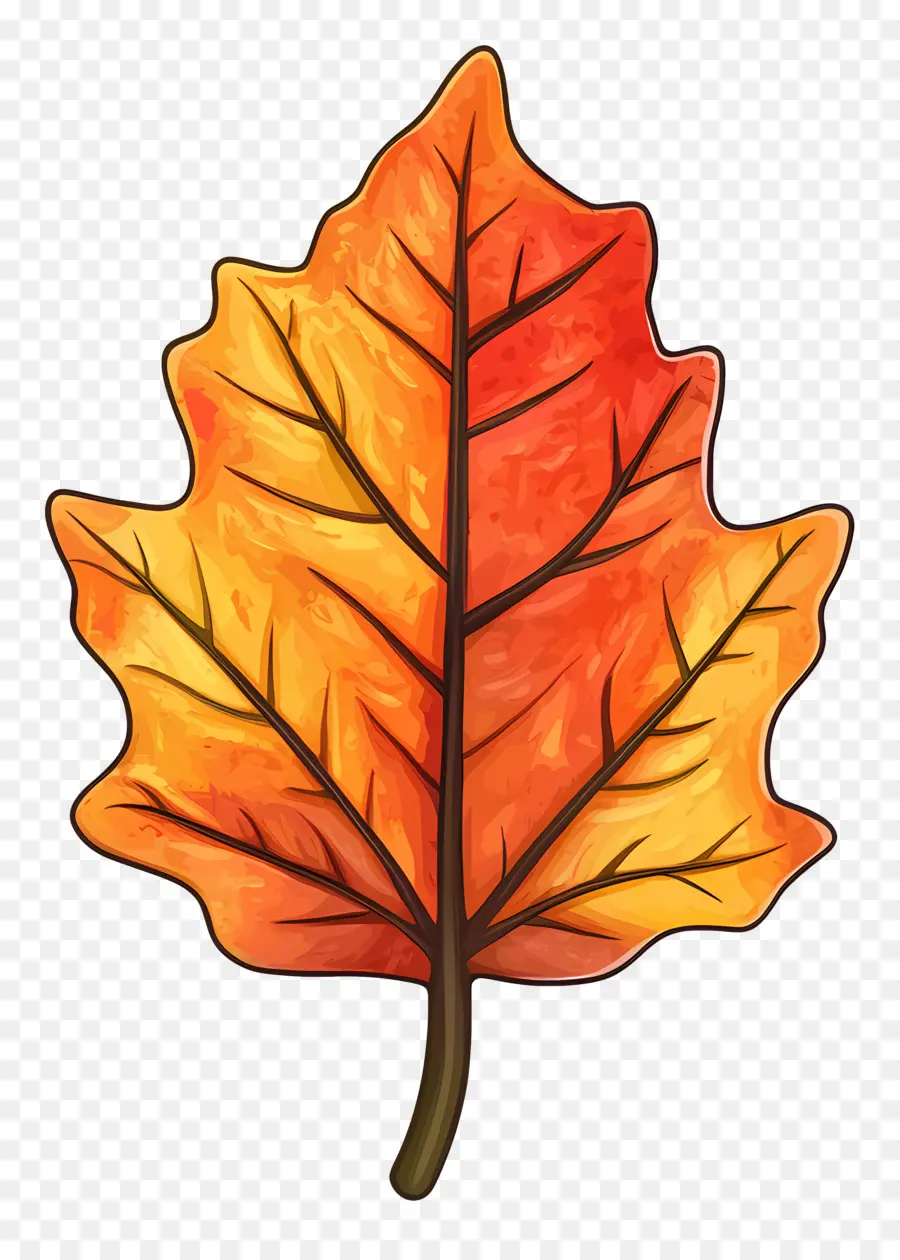 Hoja De Otoño，Caer PNG