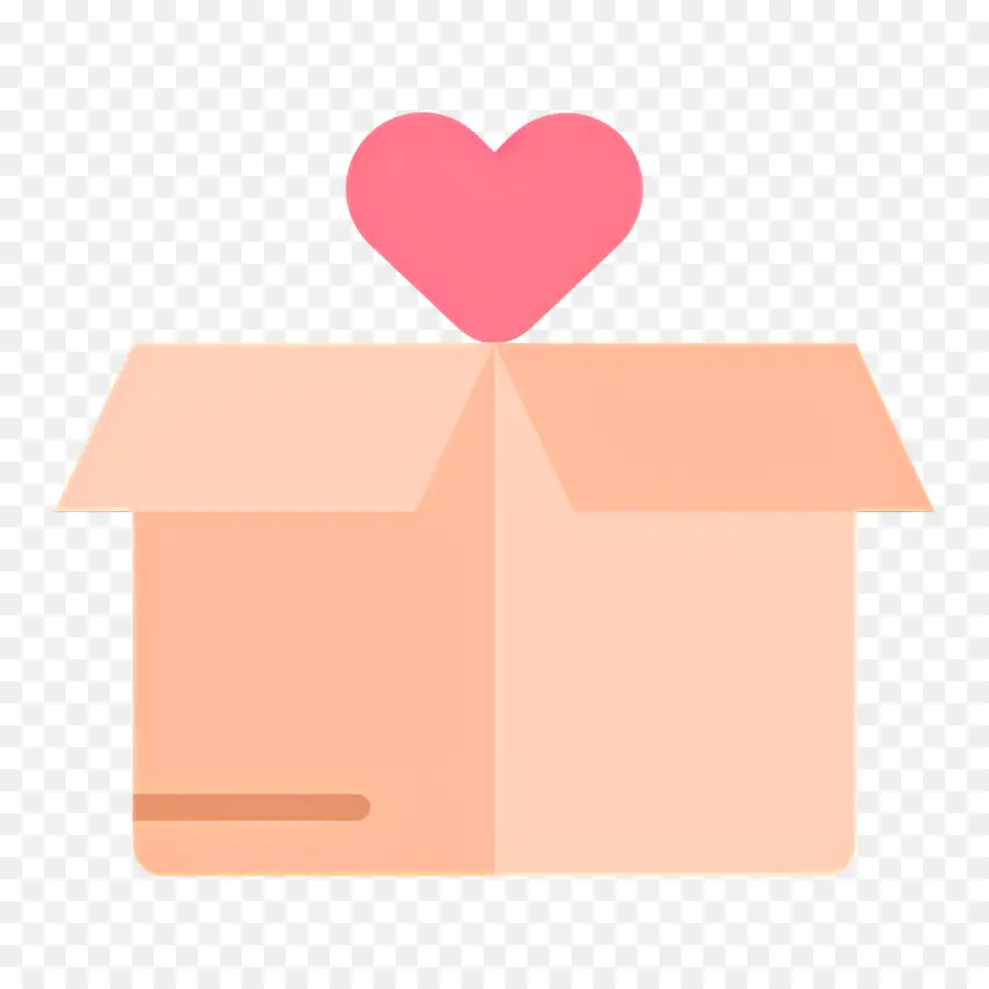 Caja De Donaciones，Caja De Corazón PNG