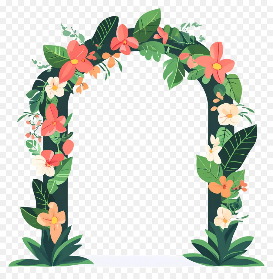 Arco De Flores，Flores PNG