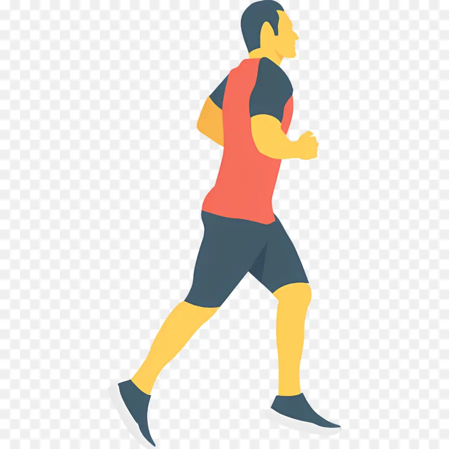 Hombre Corriendo，Ejercicio PNG