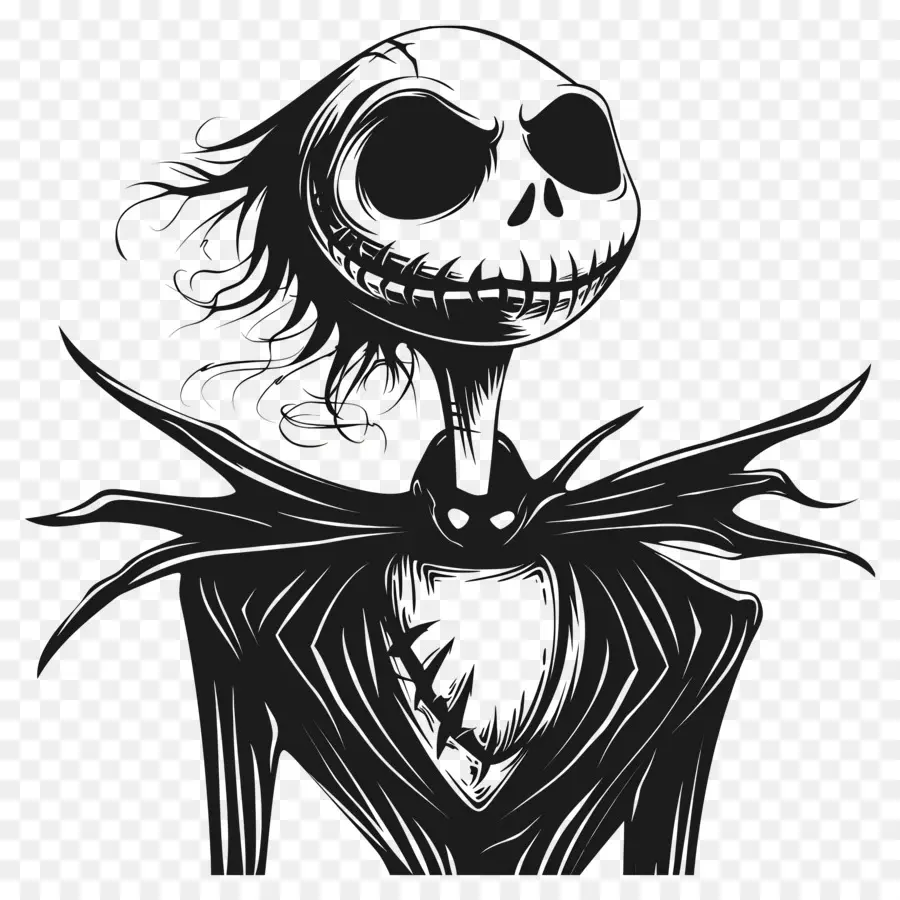 Jack Skellington，Personaje Esqueleto PNG