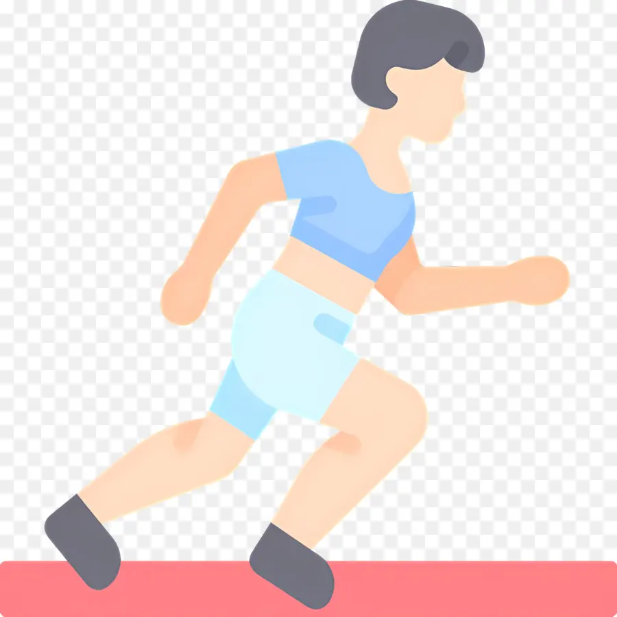 Hombre Corriendo，Ejercicio PNG