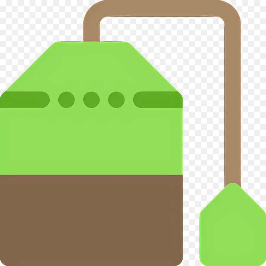 Bolsita De Té，Bolsa De Té Verde PNG