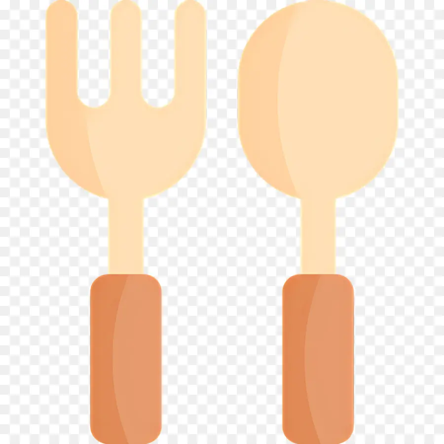 Tenedor Cuchara，Tenedor Y Cuchara De Madera PNG