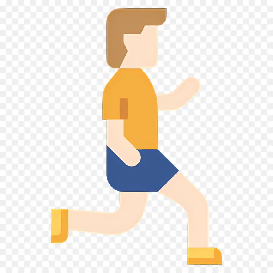 Hombre Corriendo，Ejercicio PNG