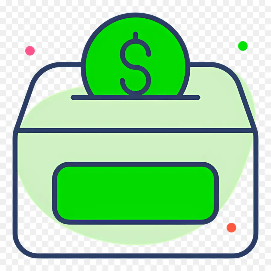 Caja De Donaciones，Dinero PNG