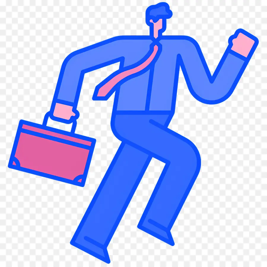 Empresario Corriendo，Hombre De Negocios PNG