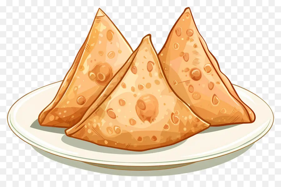 Samosas，Salsa Para Mojar PNG