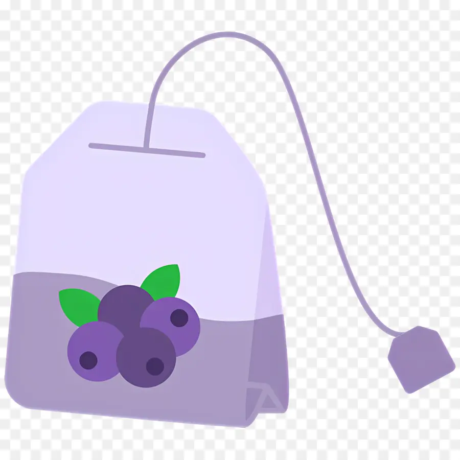 Bolsita De Té，Bolsa De Té Morada PNG