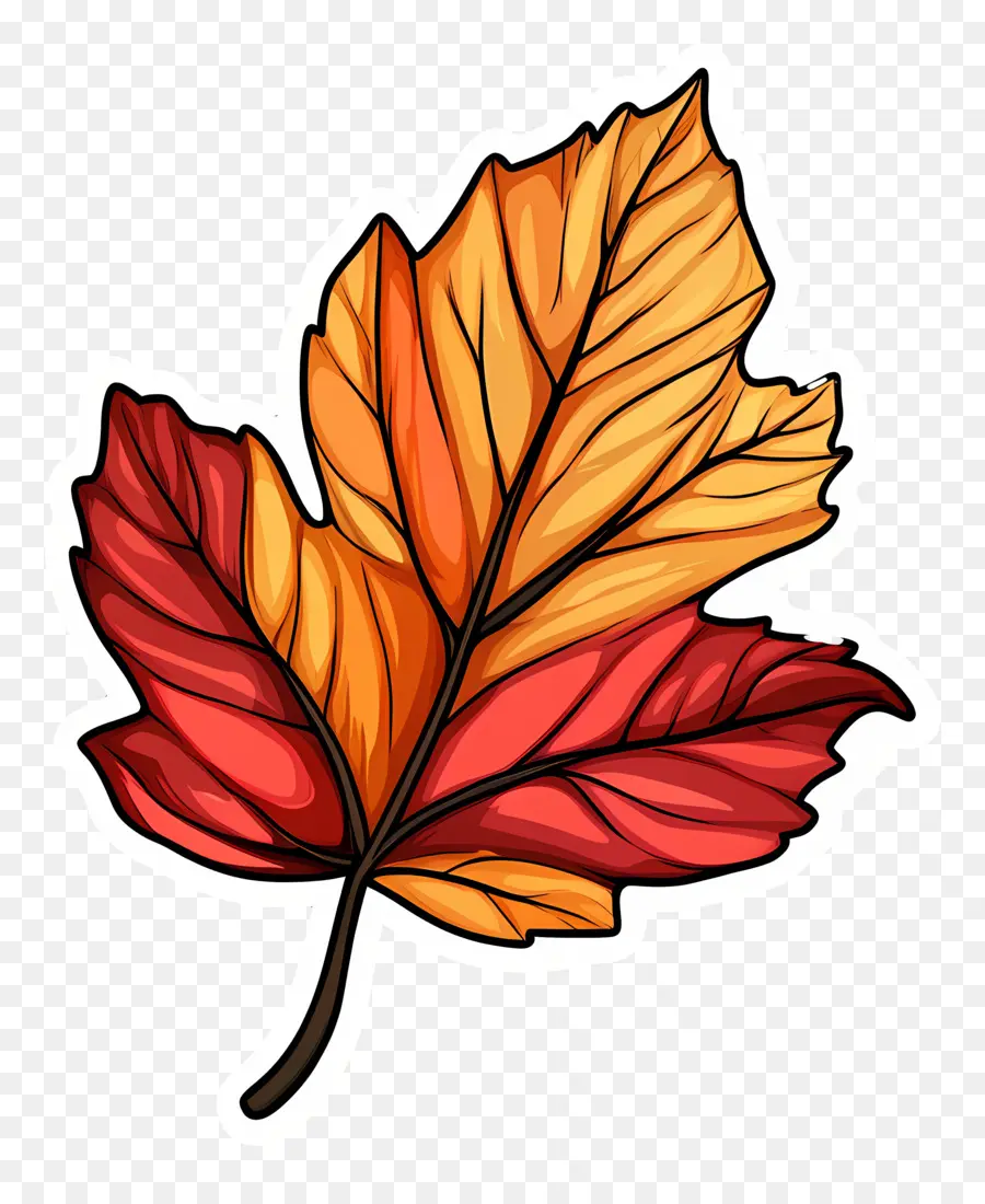 Hoja De Otoño，Caer PNG