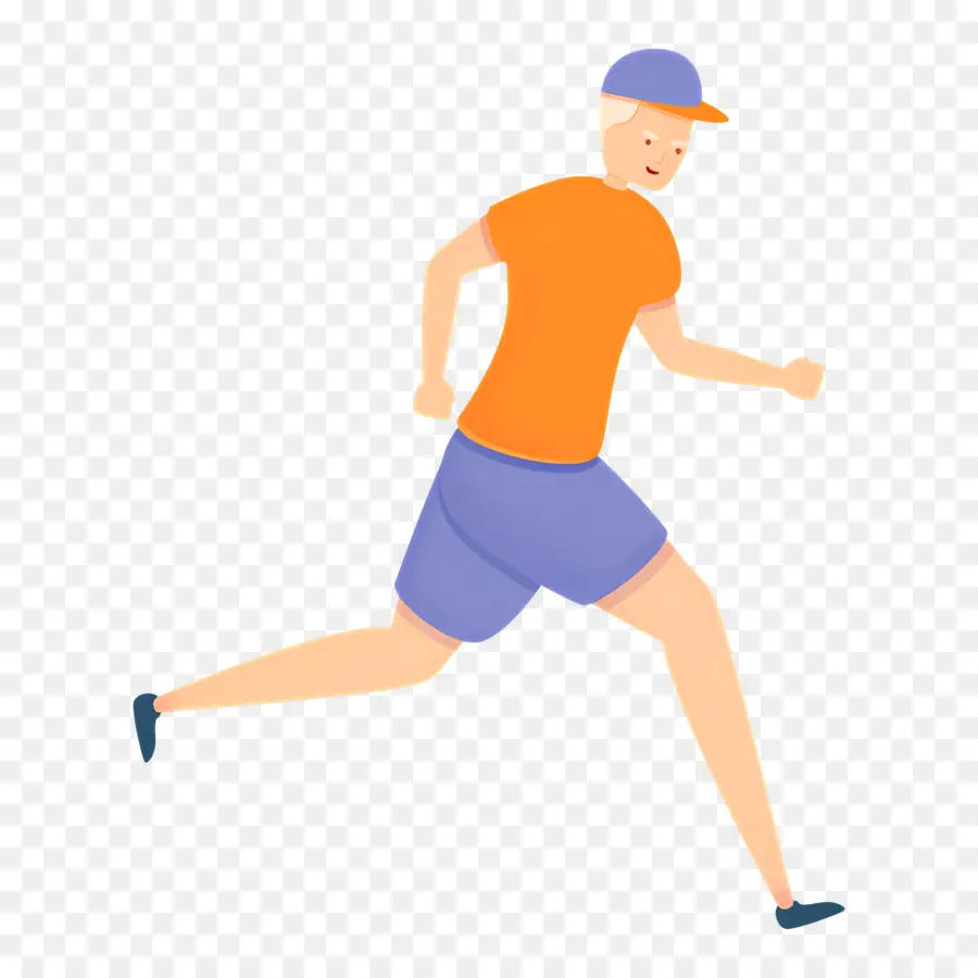 Hombre Corriendo，Ejercicio PNG