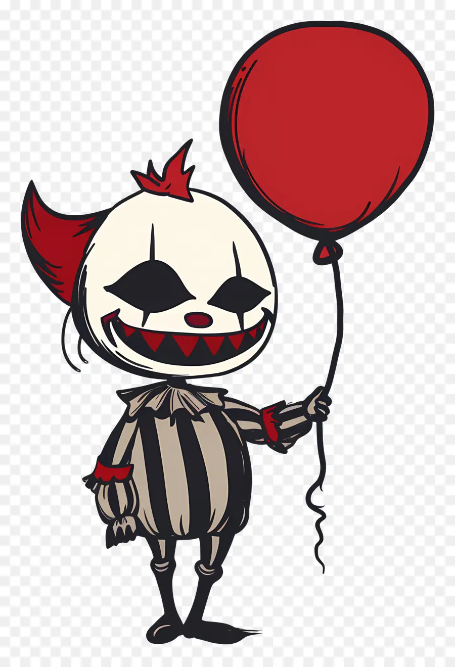 Payaso Aterrador，Payaso Con Globo PNG