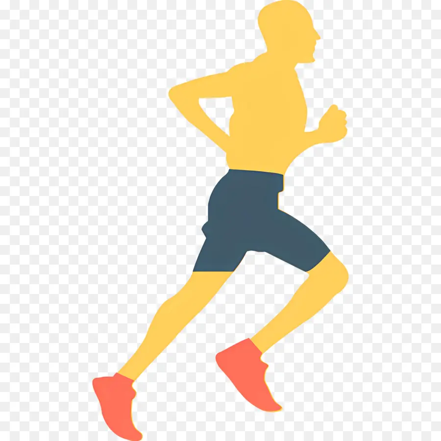 Hombre Corriendo，Ejercicio PNG