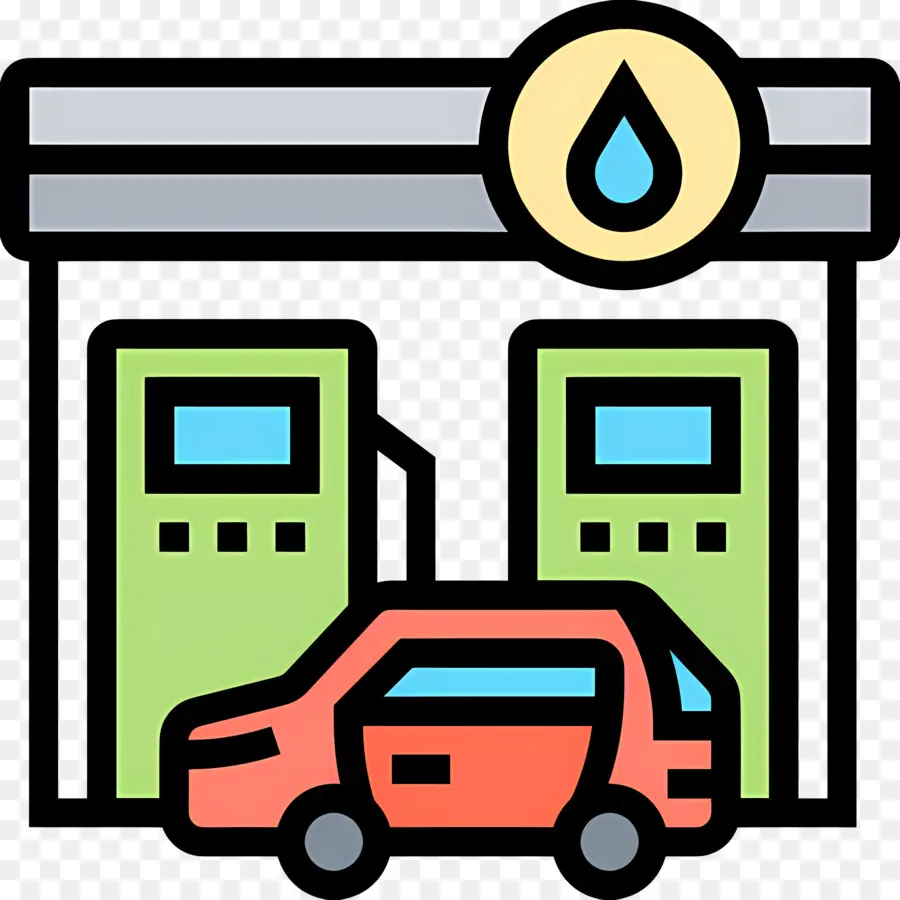 Gasolinera，Combustible PNG