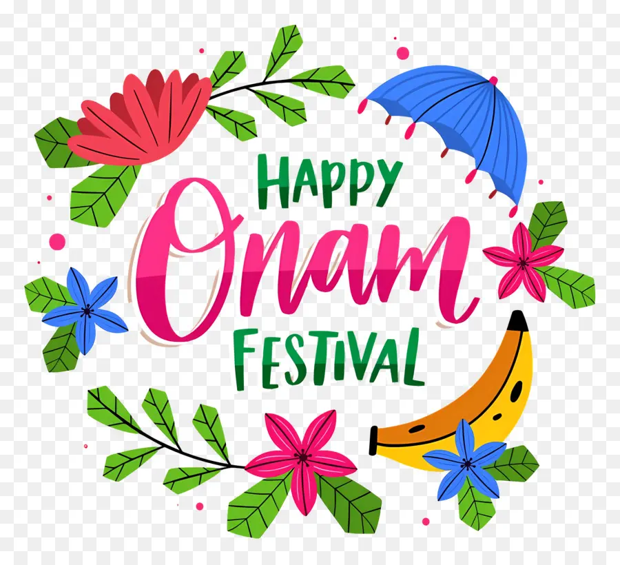 Feliz Onam，Feliz Festival Onam PNG