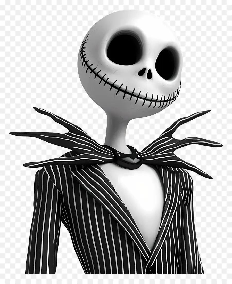 Jack Skellington，Esqueleto En Traje PNG