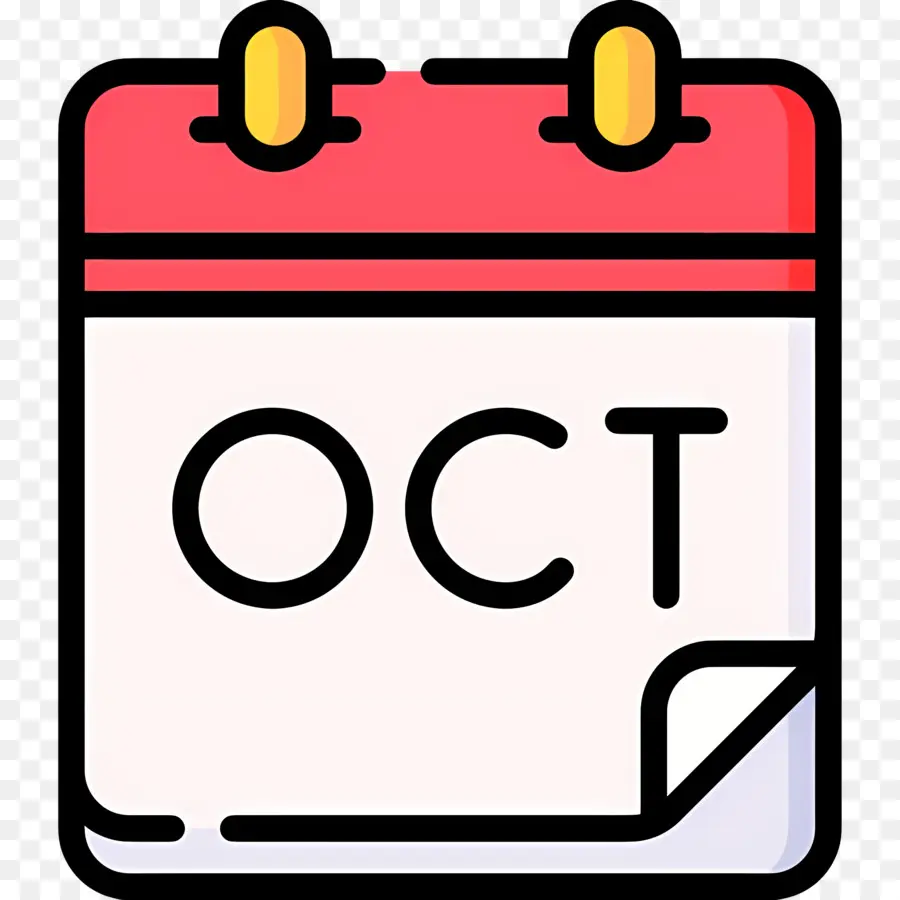 Octubre，Calendario Octubre PNG