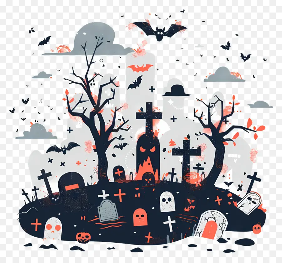 Cementerio De Halloween，Cementerio PNG