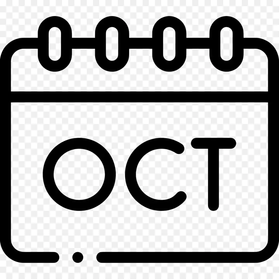 Octubre，Calendario Octubre PNG