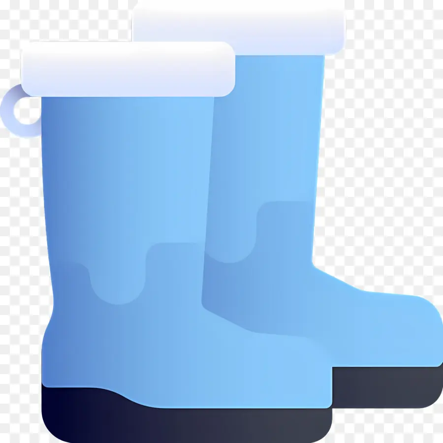 Bota De Lluvia，Botas Azules PNG