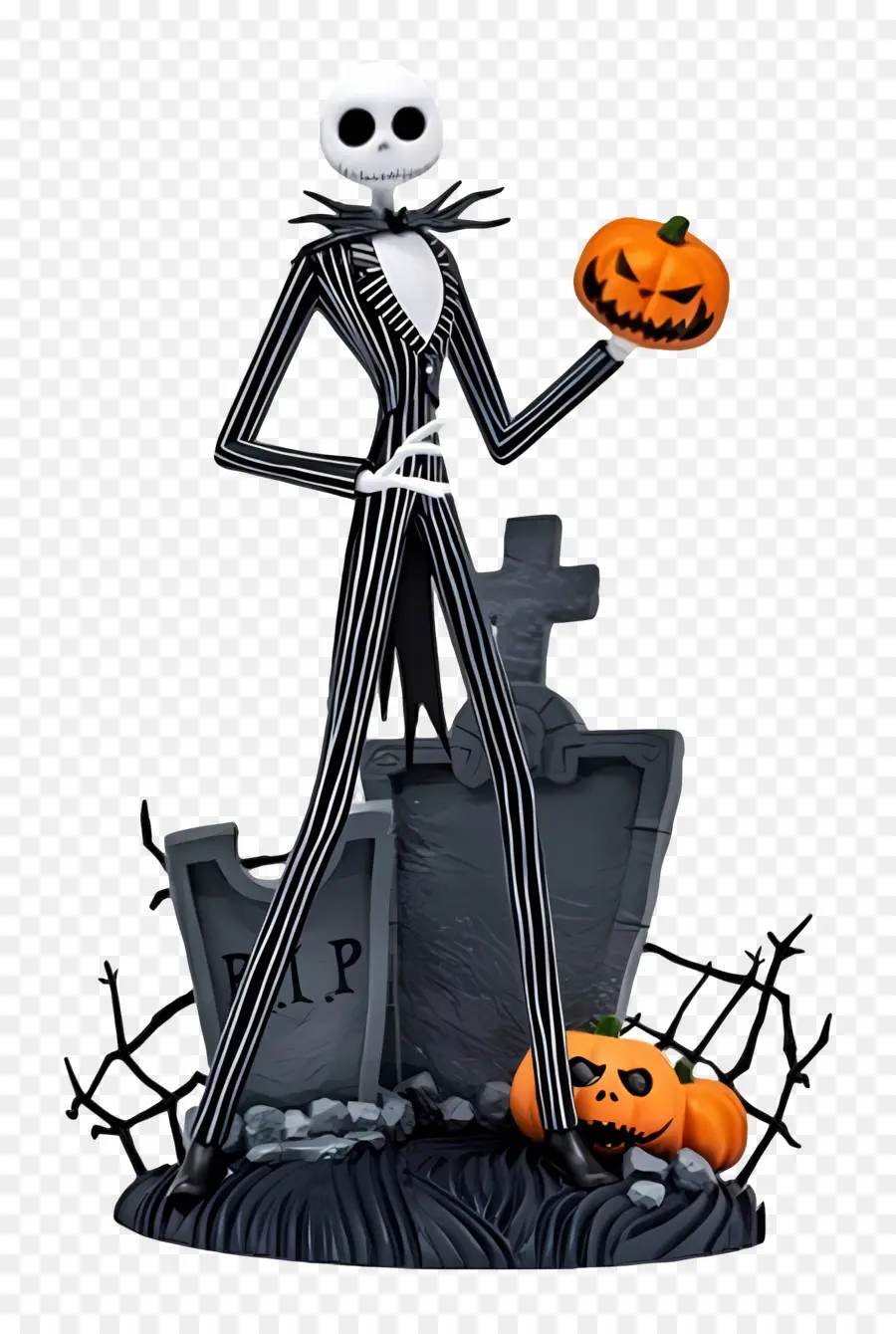 Jack Skellington，Esqueleto Con Calabaza PNG