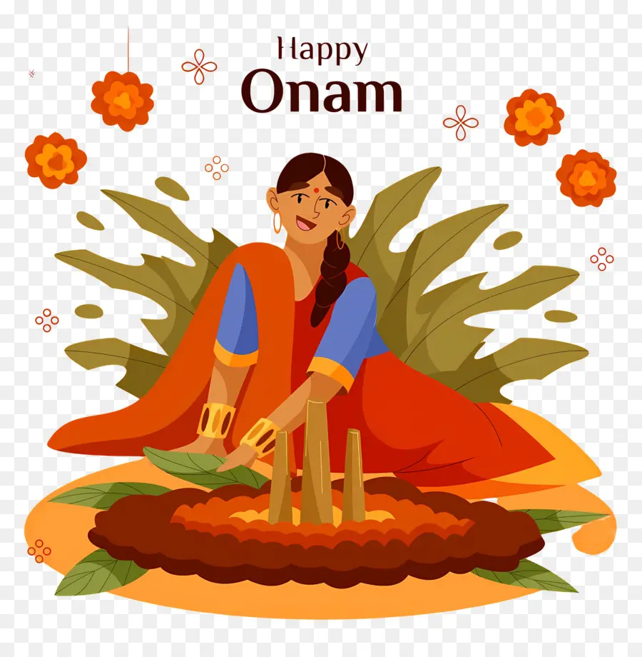 Feliz Onam，Celebración De Onam PNG