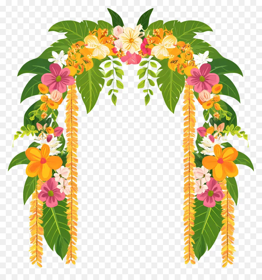 Arco De Flores，Arco Floral PNG