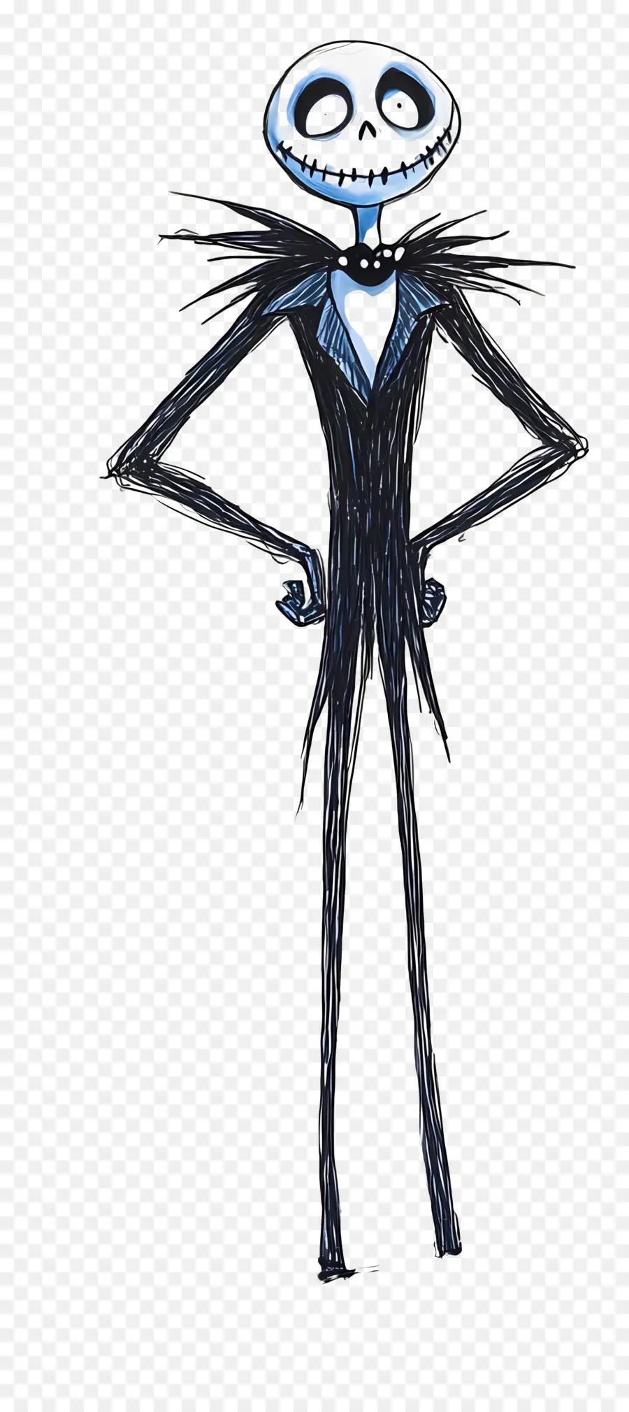 Jack Skellington，Personaje Esqueleto PNG