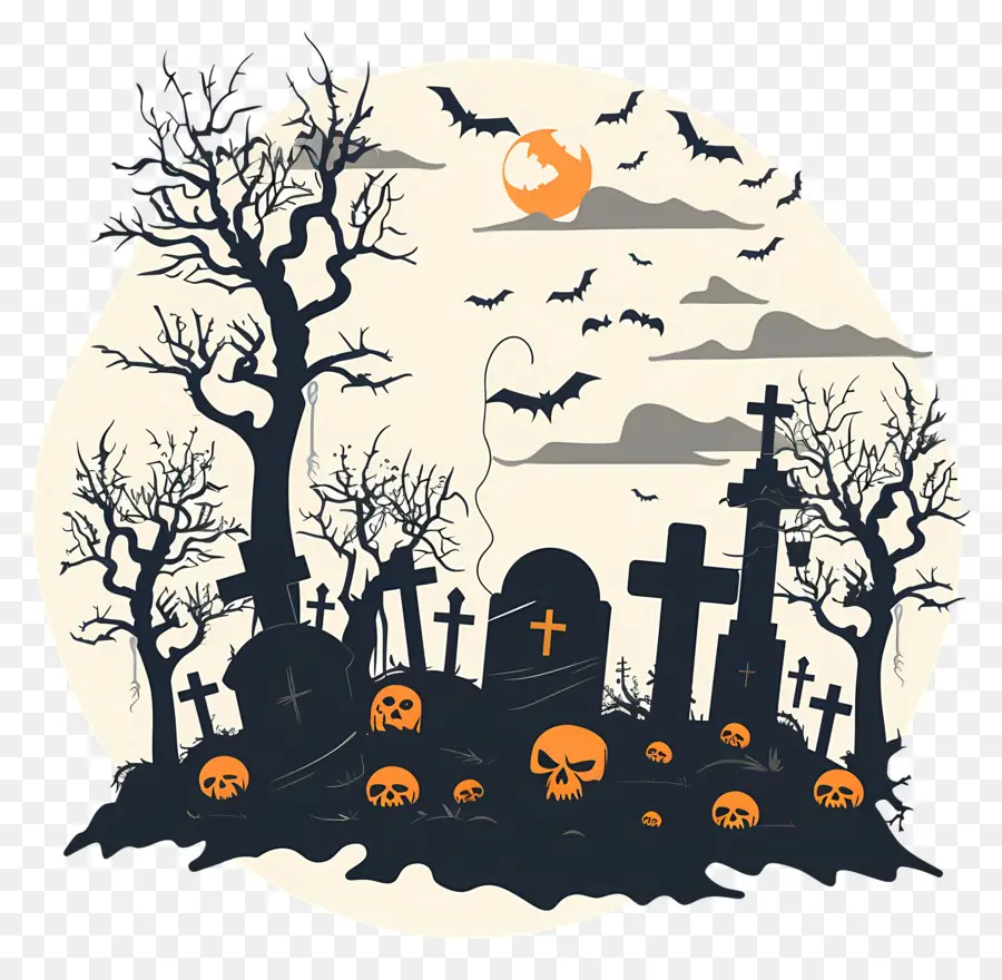 Cementerio De Halloween，Cementerio PNG