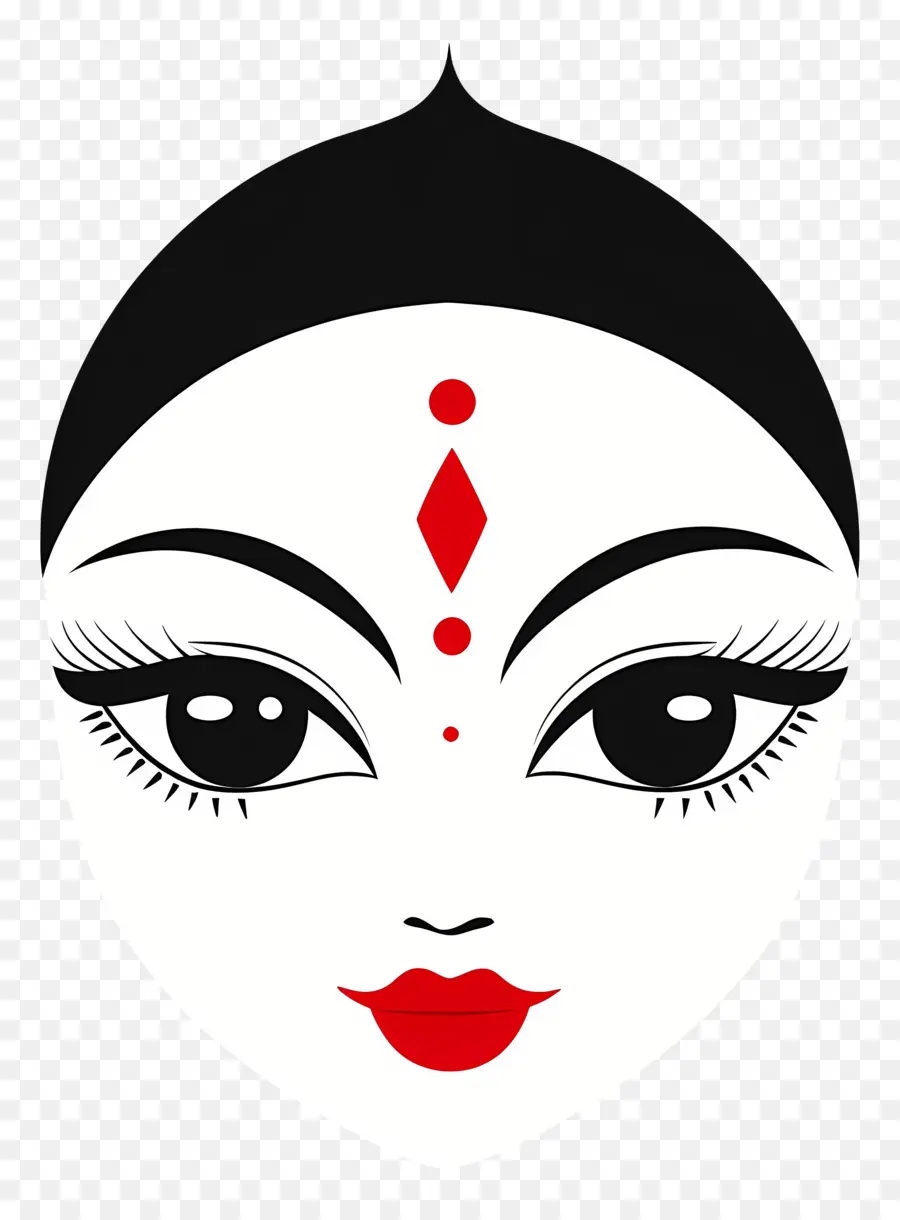 Diosa India，Cara De Mujer Tradicional PNG