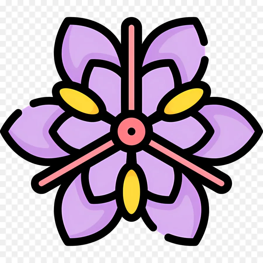 Azafrán，Flor Morada PNG