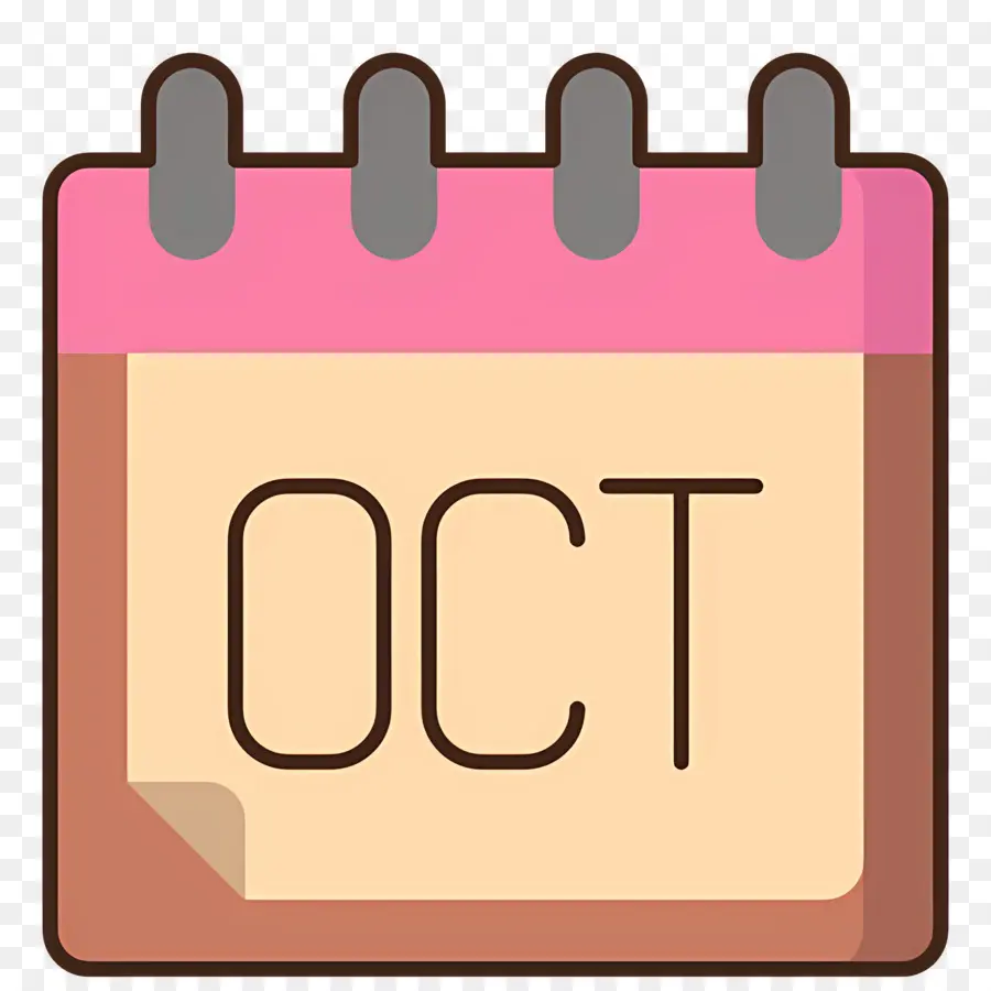 Octubre，Calendario De Octubre PNG