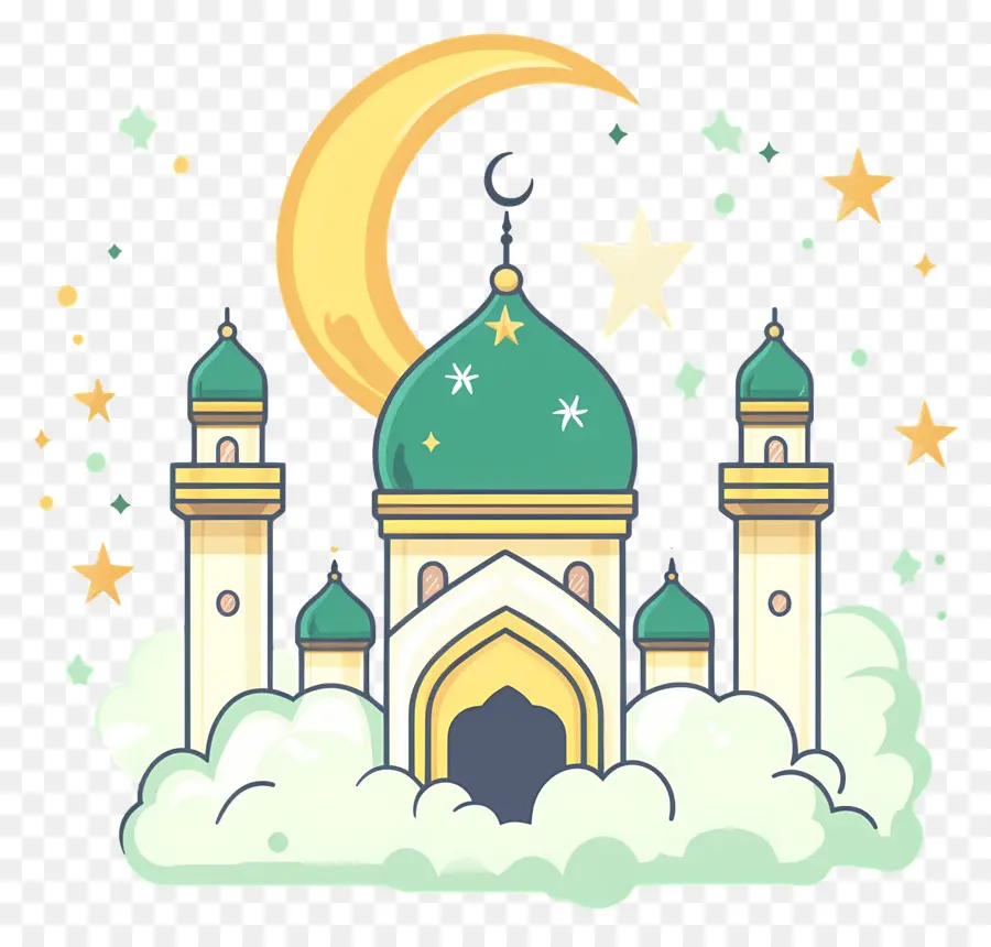 Mezquita，Luna PNG