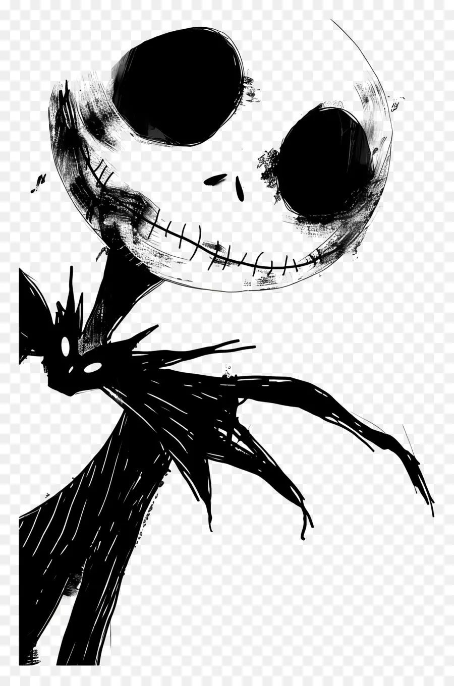 Jack Skellington，Personaje Esqueleto PNG