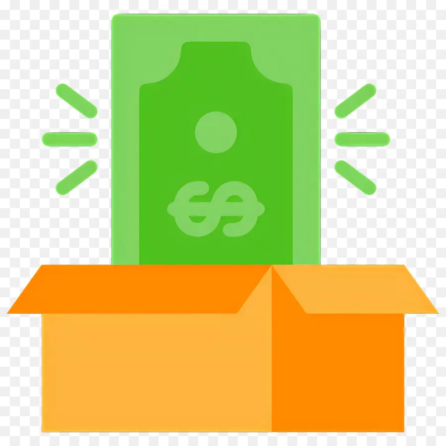 Caja De Donaciones，Dinero En Una Caja PNG