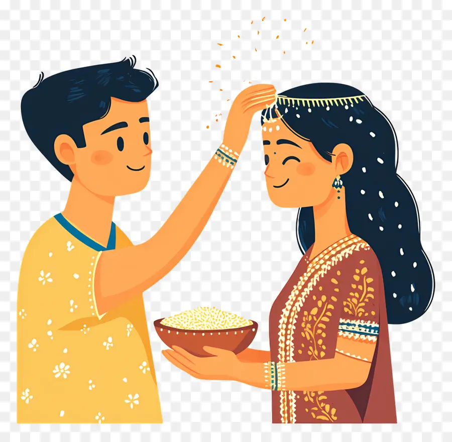 Feliz Raksha Bandhan，Ceremonia Tradicional PNG