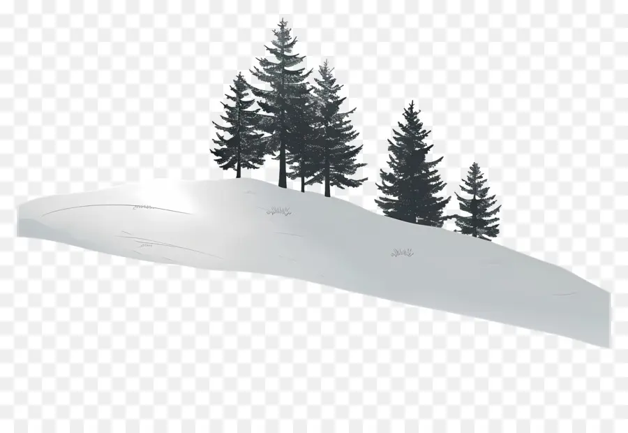 Paisaje Nevado，árboles Nevados PNG